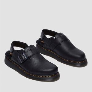 DR. MARTENS Jorge II Ambassador Faux Fur Lined Slingback Mules